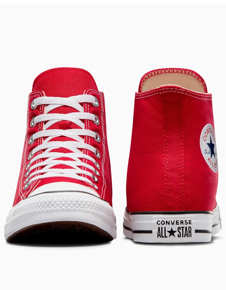 Unisex Hi Top Trainers - Red