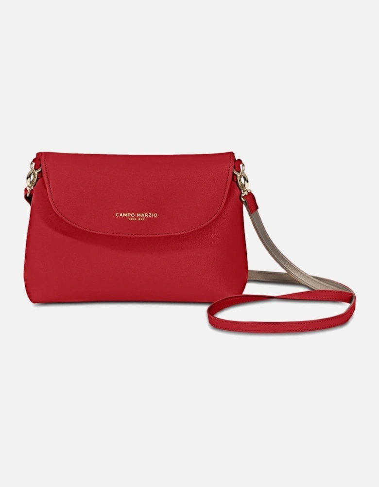 Emma Crossbody Bag With Pouch - Cherry Red