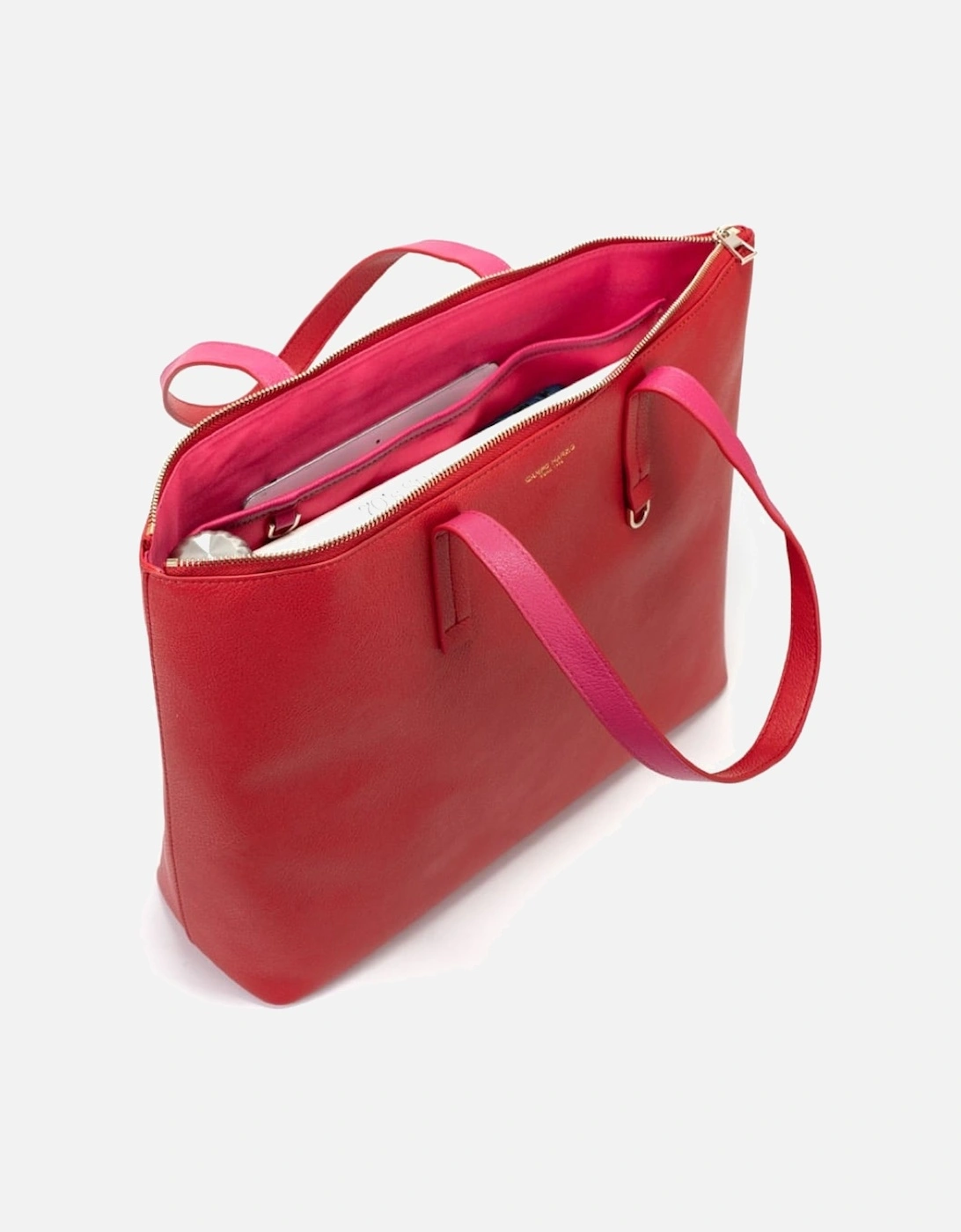 Winona Shopping Bag - Cherry Red Fuchsia