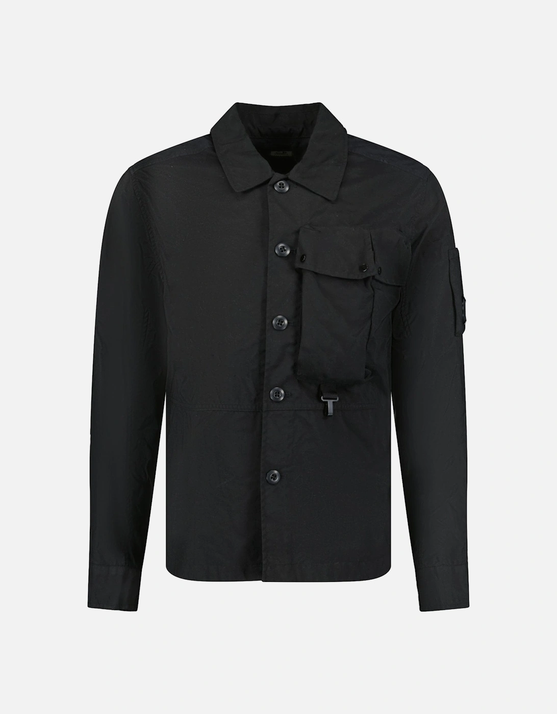 'Taylon P' Lens Overshirt Jacket Black, 4 of 3