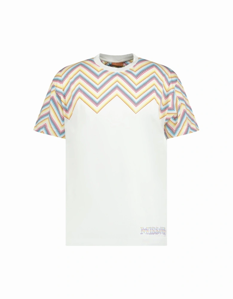 Zig Zag Logo T-Shirt White