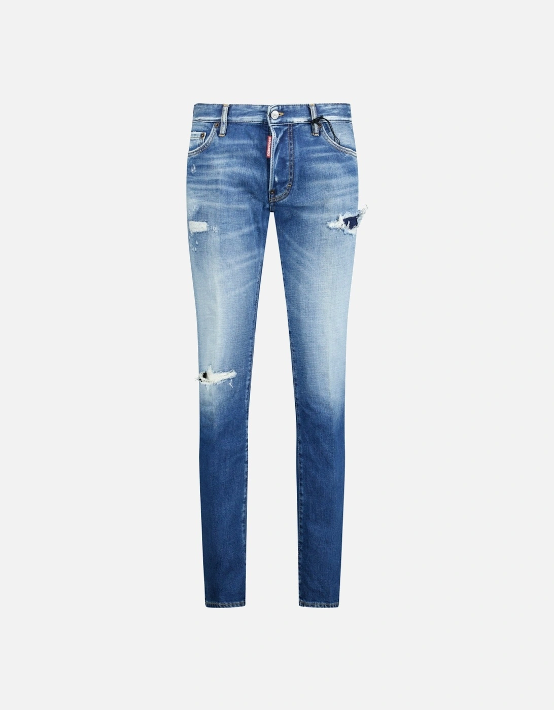 'Slim Jean' DSQ2 Patch Jeans Blue, 5 of 4
