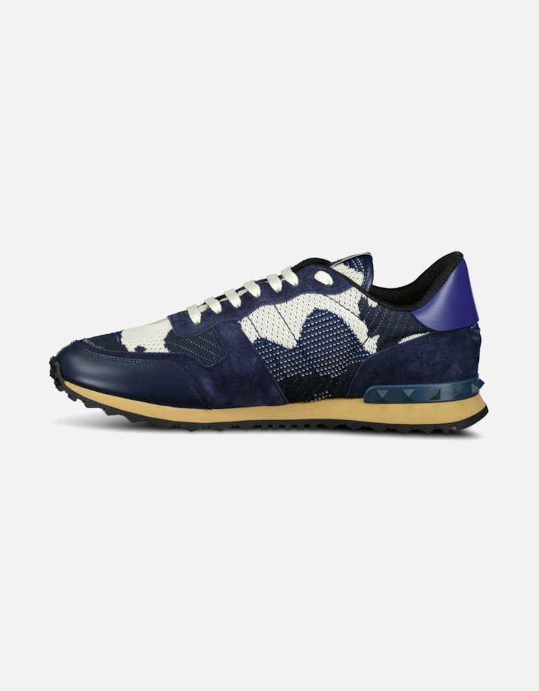 Camo Mesh Rockrunner Trainers Navy