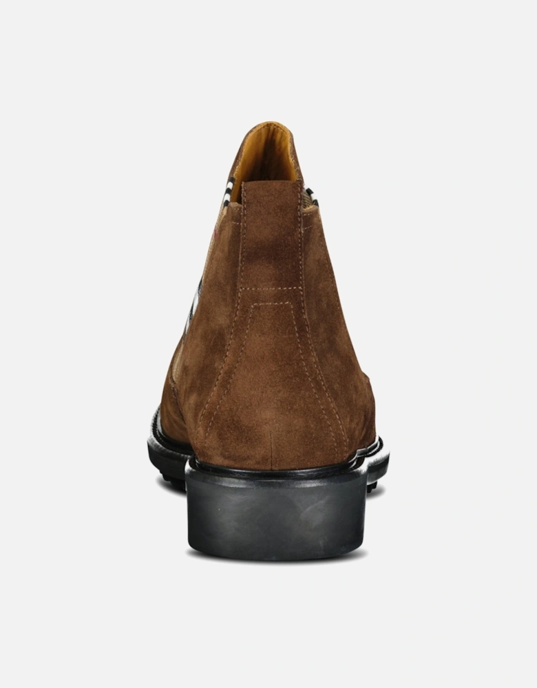 Allostock Suede Chelsea Boots Brown