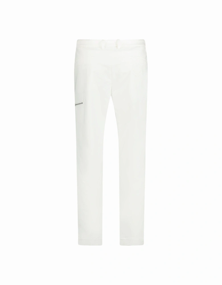 Zip Trousers White