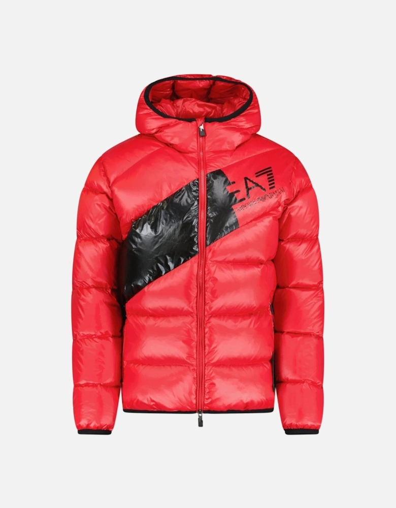 Down Padded Puffer Jacket Red