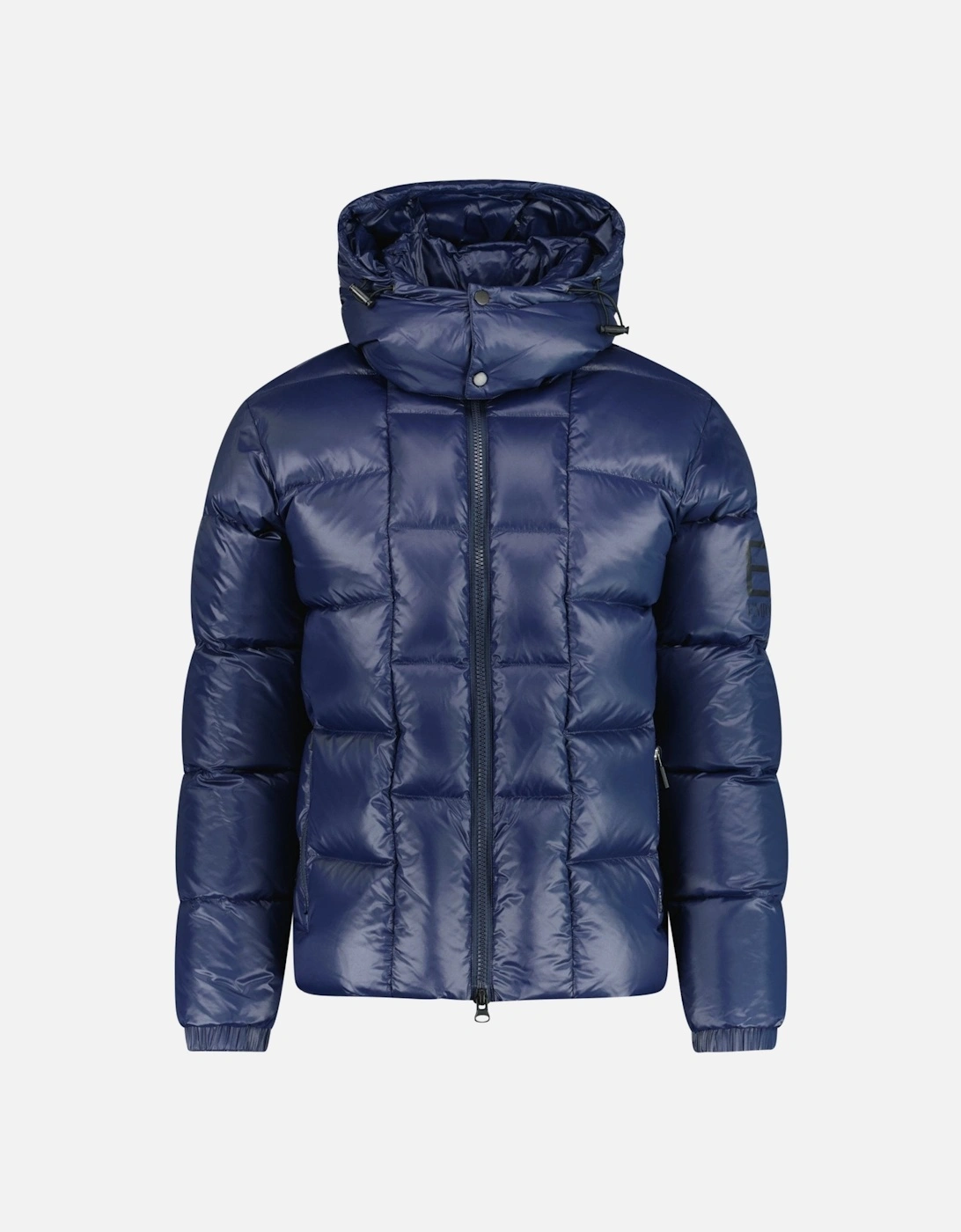 Down Padded Detachable Hood Puffer Jacket Navy, 4 of 3