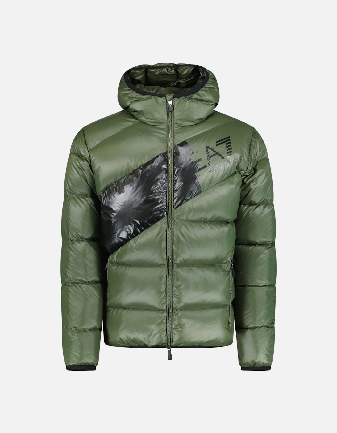 Down Padded Puffer Jacket Forest Night Green, 3 of 2