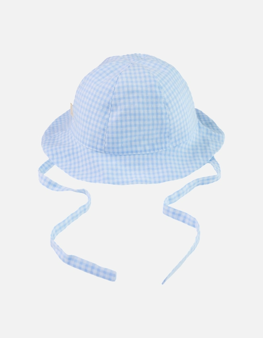 Blue Gingham Vichy Sun Hat