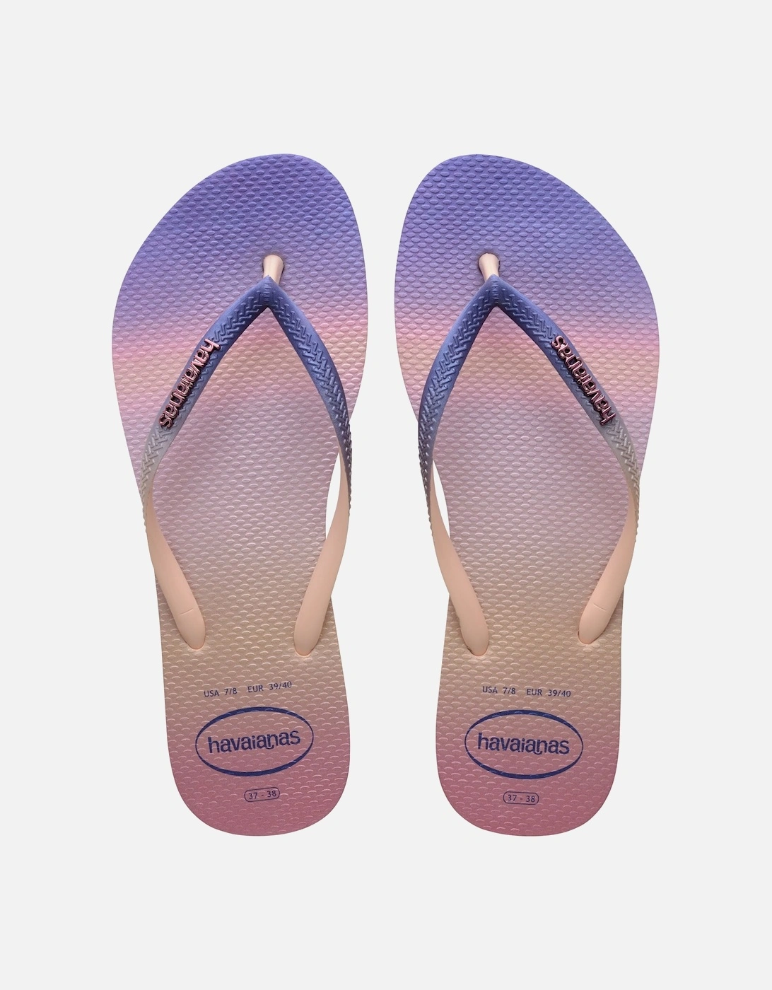 Slim Gradient Sunset Flip Flops