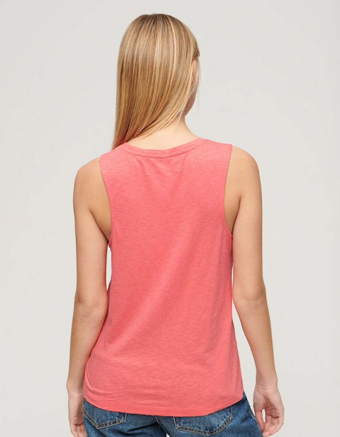 Women's Scoop Neck Tank Sugar Coral