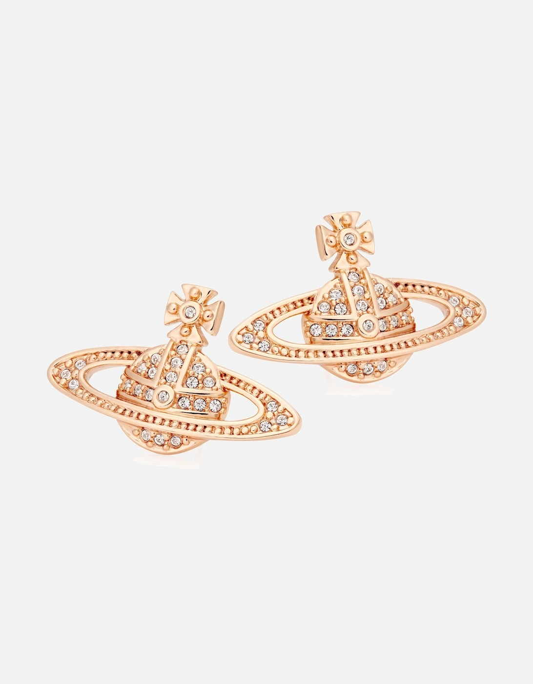 Mini Bas Relief Earrings - Rose Gold, 2 of 1