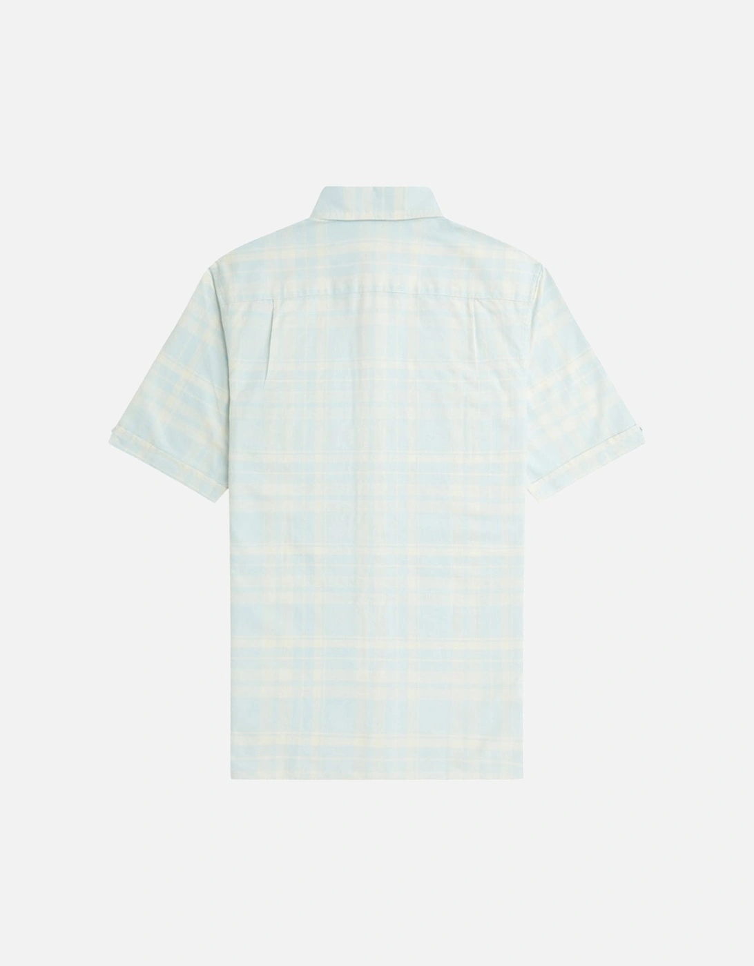 Short Sleeve Tartan Shirt - Light Ice