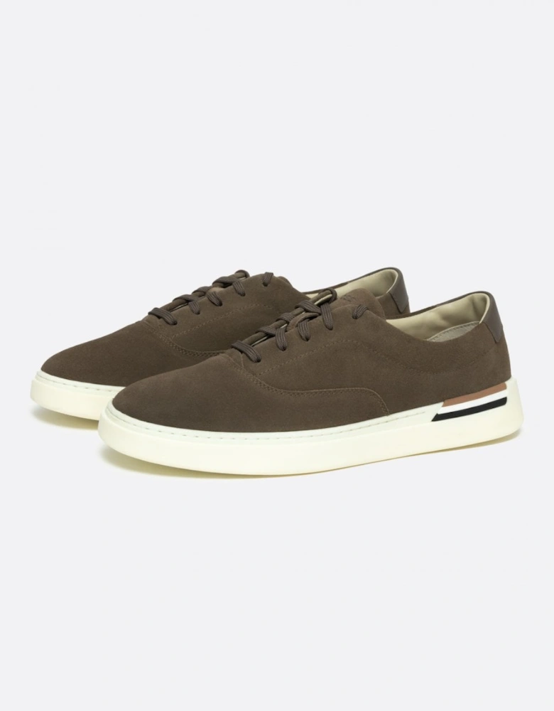 BOSS Orange Clint Mens Suede Cupsole Trainers