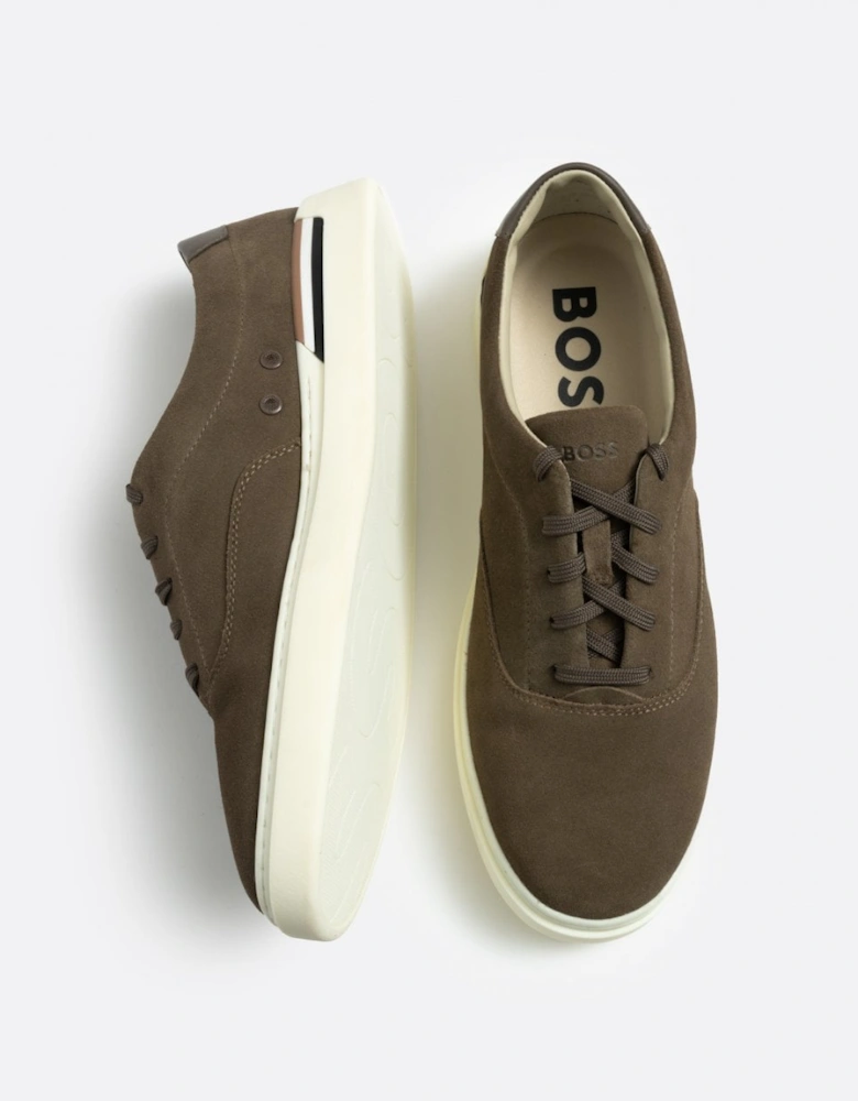 BOSS Orange Clint Mens Suede Cupsole Trainers