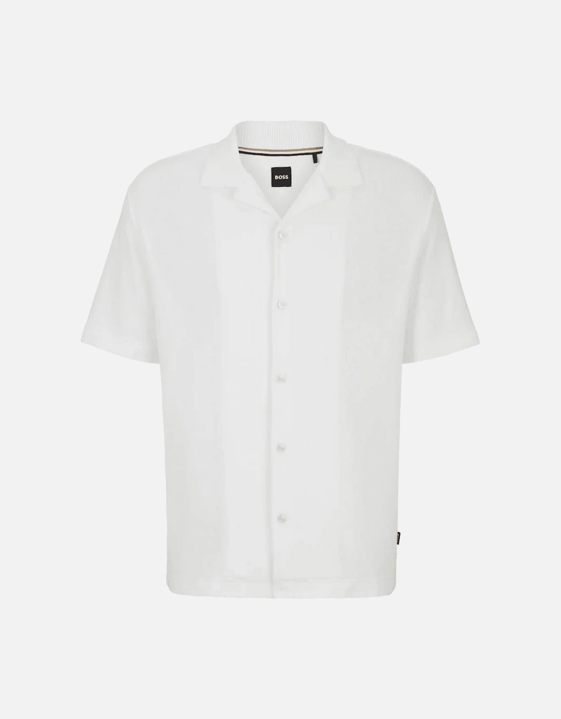 Powell 129 Regular Fit Short Sleeve White Shirt, 4 of 3
