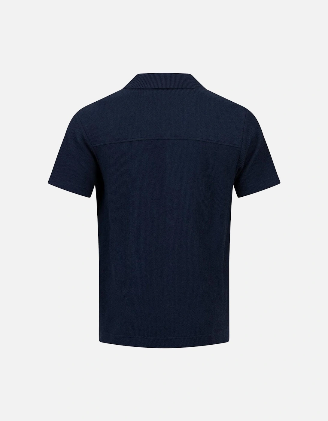 Powell 129 Regular Fit Short Sleeve Navy Shirt