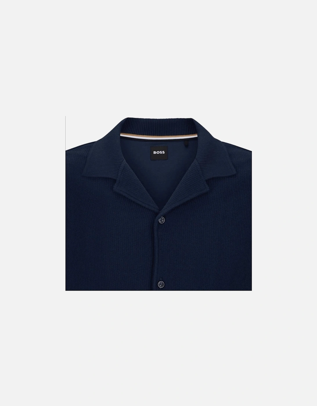 Powell 129 Regular Fit Short Sleeve Navy Shirt