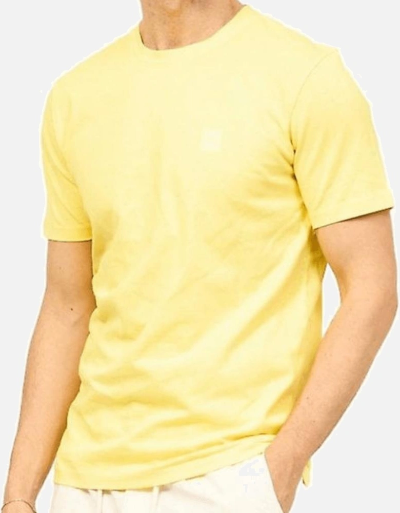 Tales Cotton Relaxed Fit Yellow T-Shirt