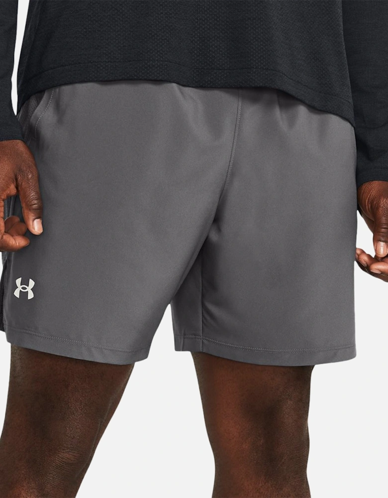 Mens Launch 7" Lined Shorts (Grey)