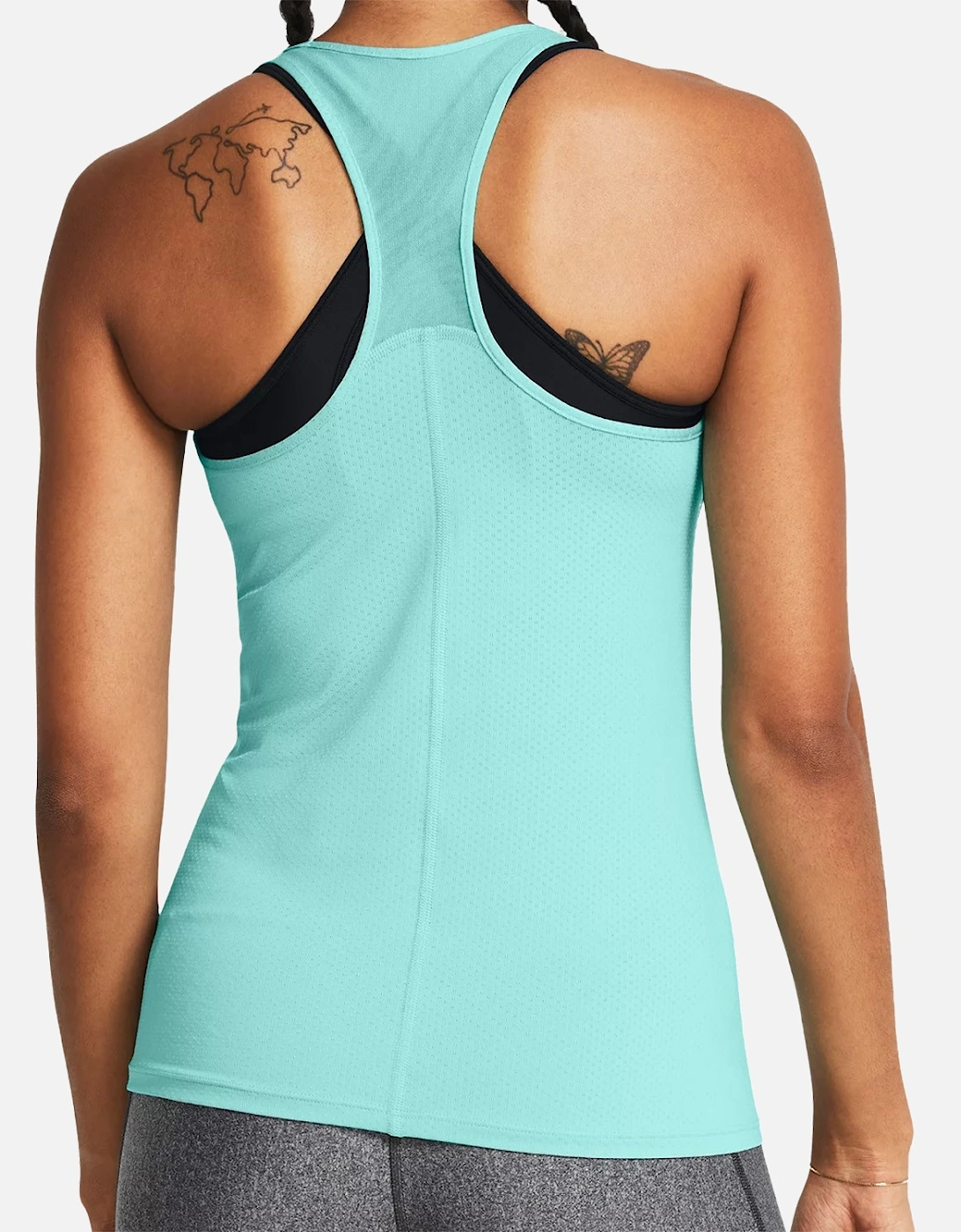 Womens Racer Tank Top (Turquoise)
