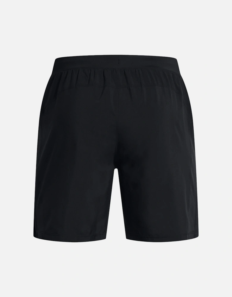 Mens Launch 7" Lined Shorts (Black)