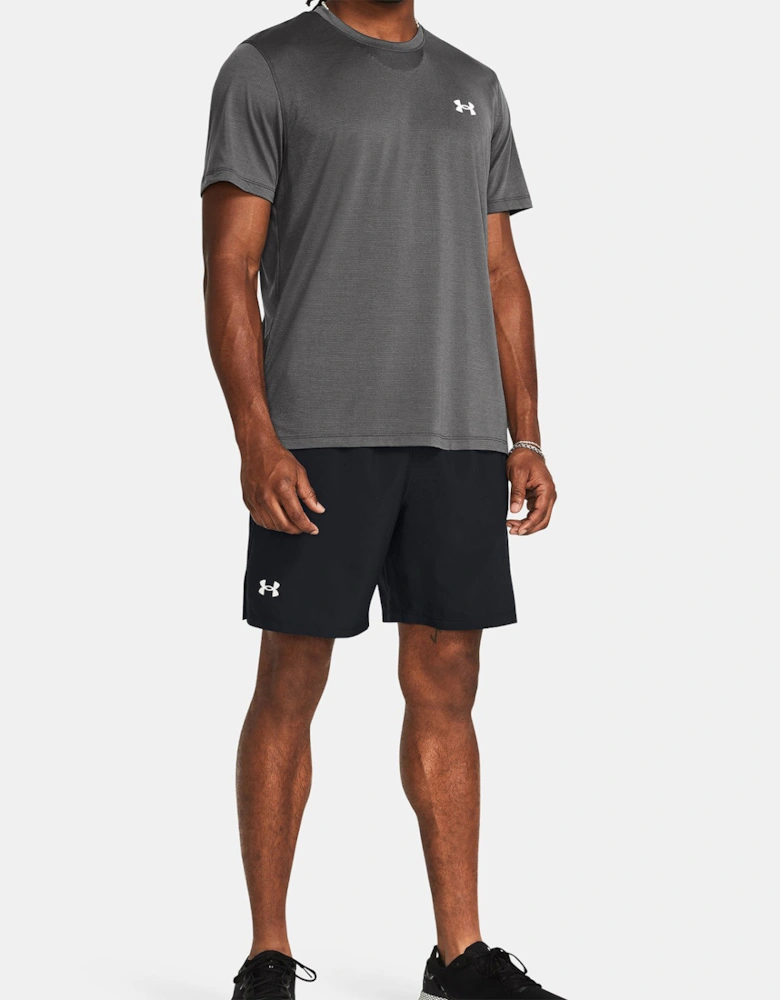 Mens Launch 7" Lined Shorts (Black)