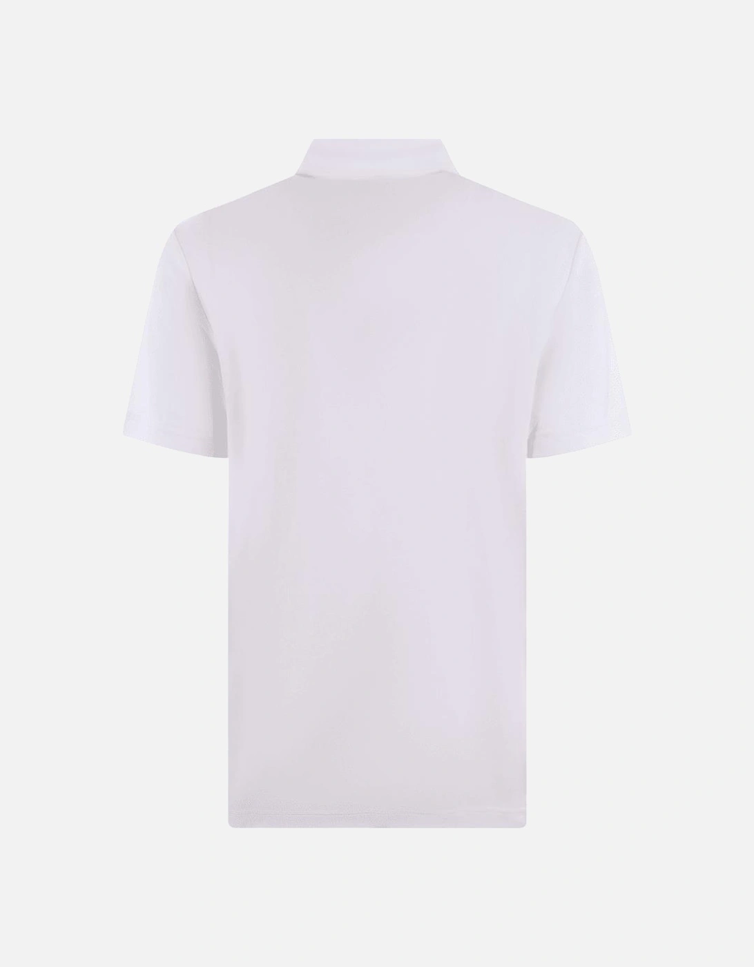 Press 55 Cotton Regular Fit White Polo Shirt