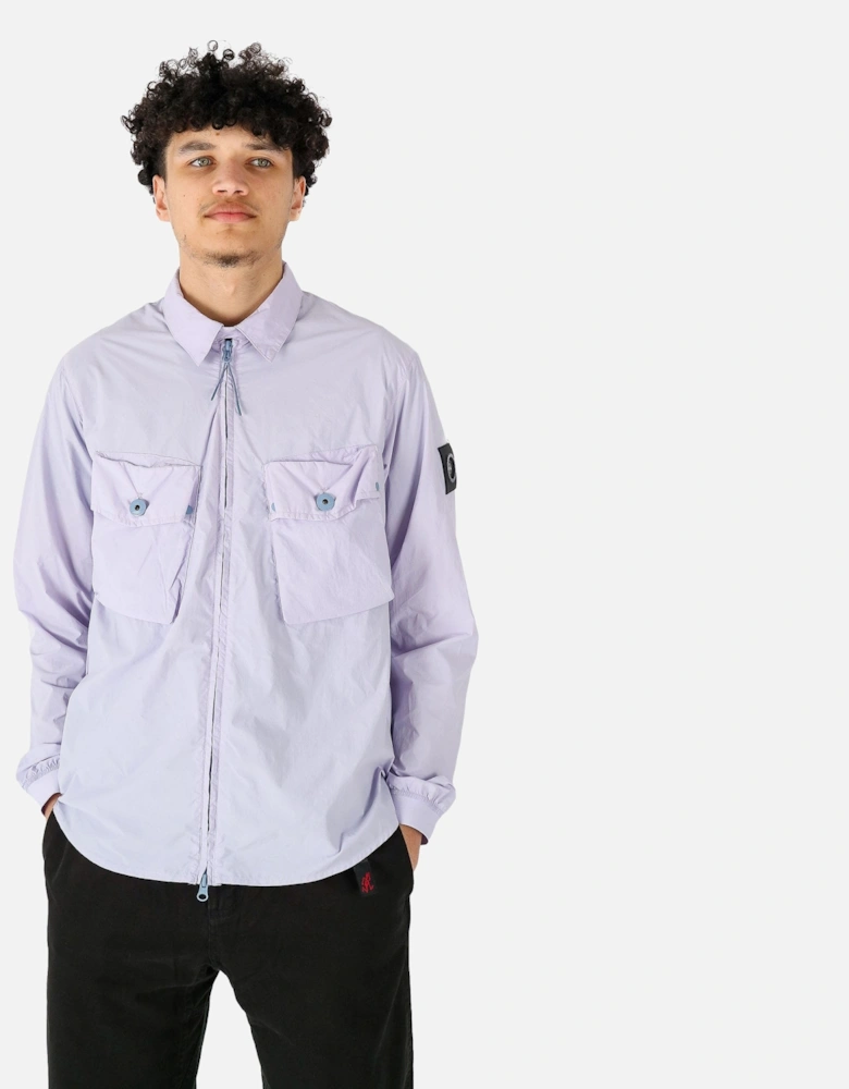 Tonaro Zip Lavender Overshirt Jacket