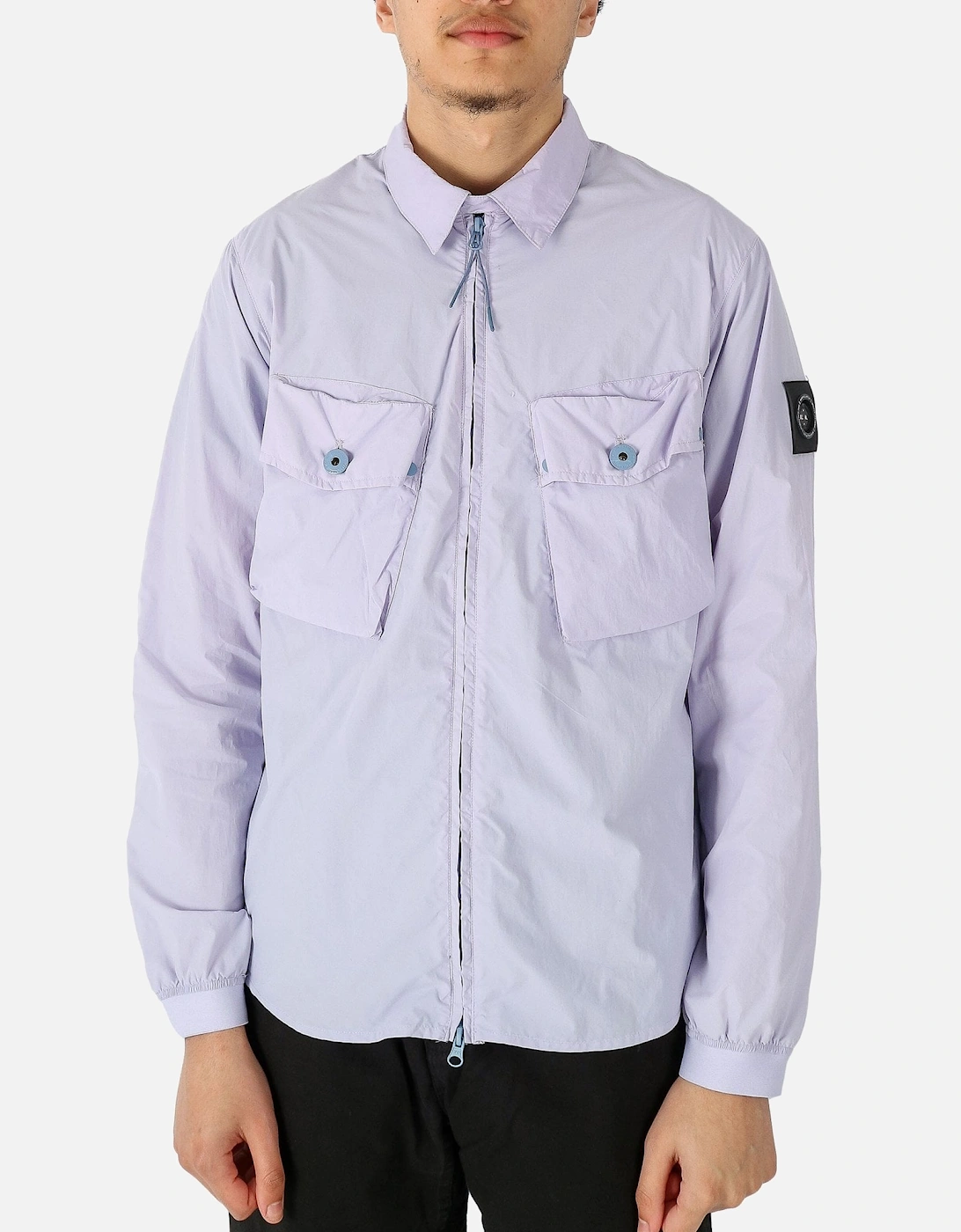 Tonaro Zip Lavender Overshirt Jacket, 5 of 4