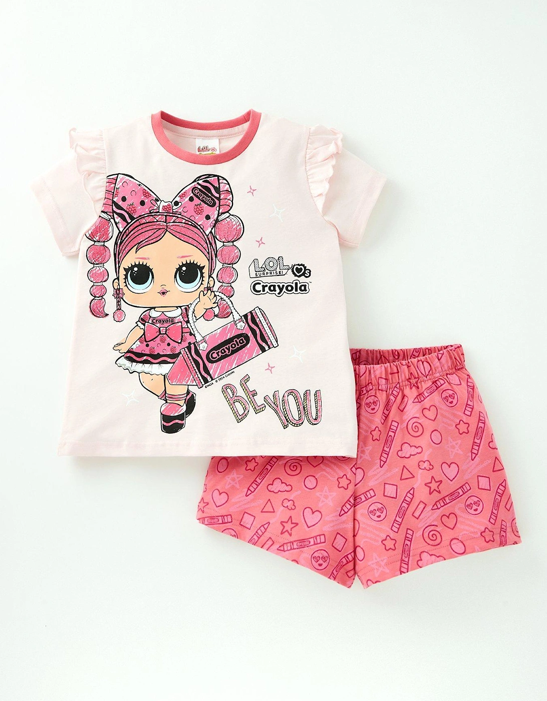 Lol Surprise Crayola Short Pyjamas - Pink, 5 of 4