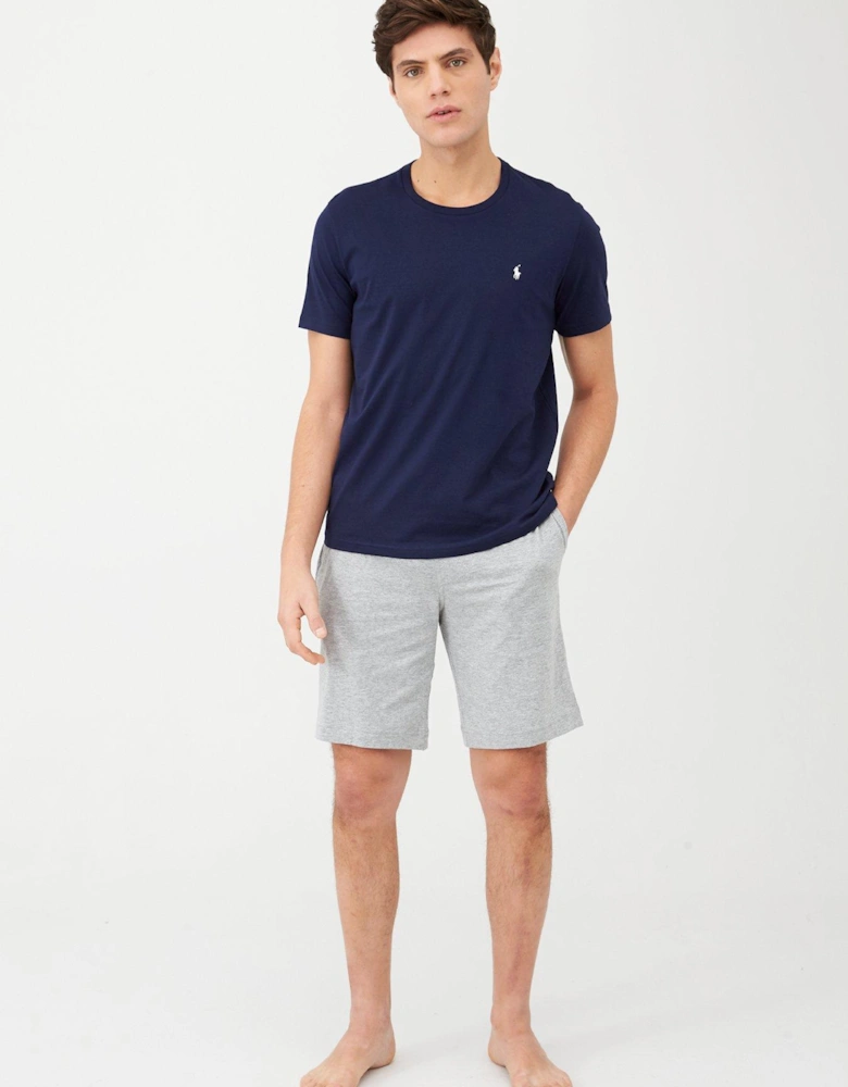 Jersey Lounge Shorts - Grey Melange