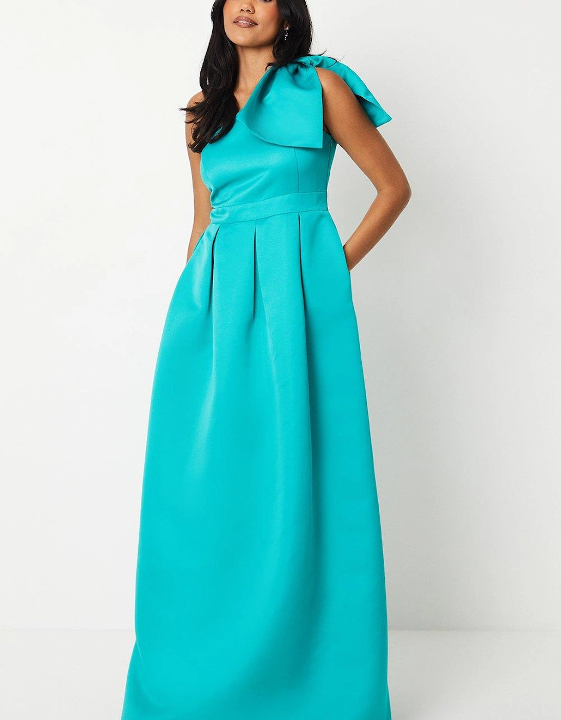 Bow One Shoulder Full Skirted Gown, 6 of 5