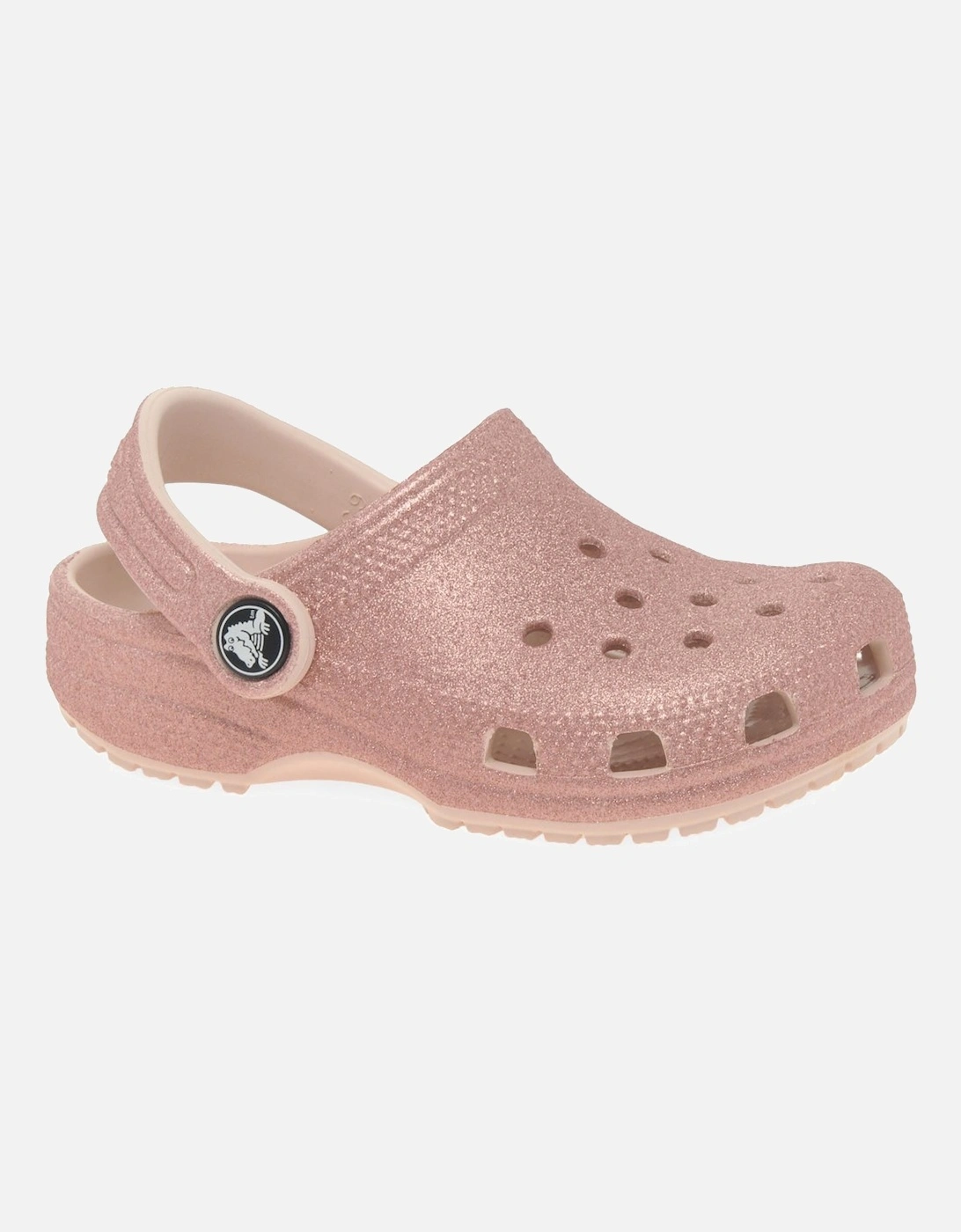 Classic Glitter Clog T Girls Infant Sandals, 7 of 6