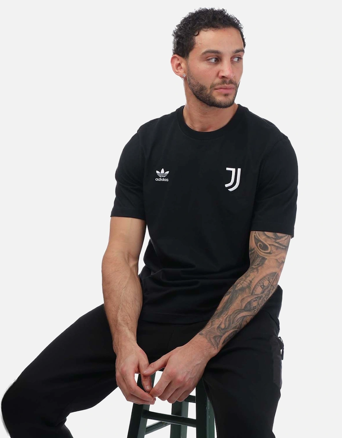 Mens Juventus 2022/23 Trefoil T-Shirt