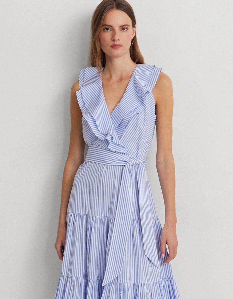 Tabraelin Stripe Sleeveless Dress - Blue