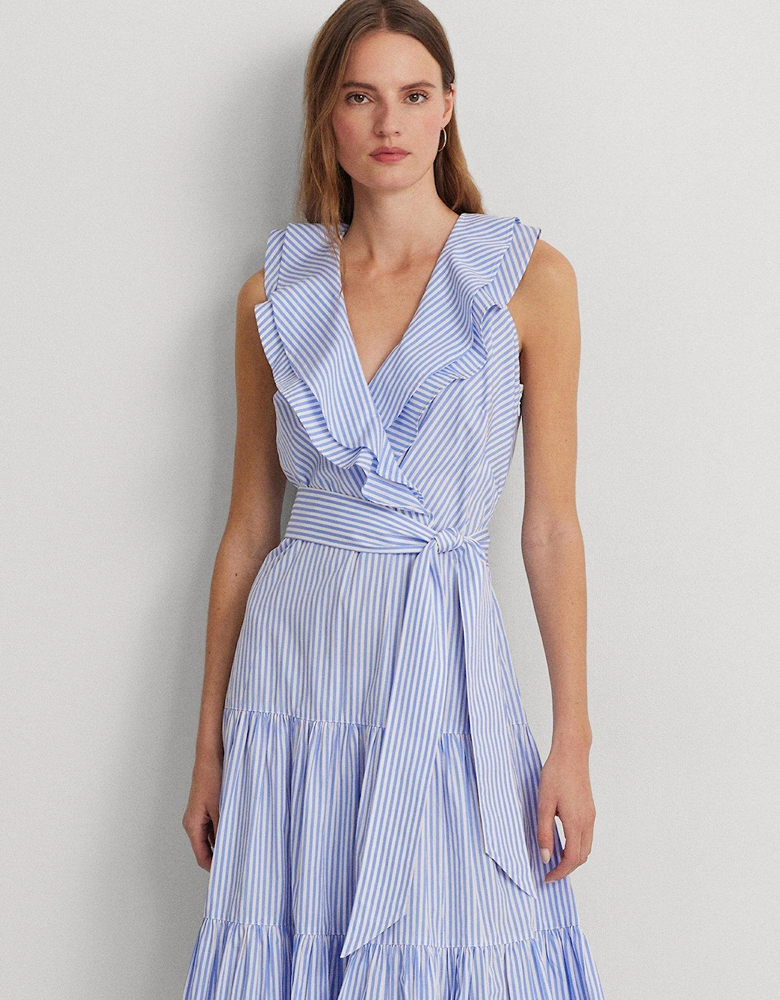 Tabraelin Stripe Sleeveless Dress - Blue, 2 of 1