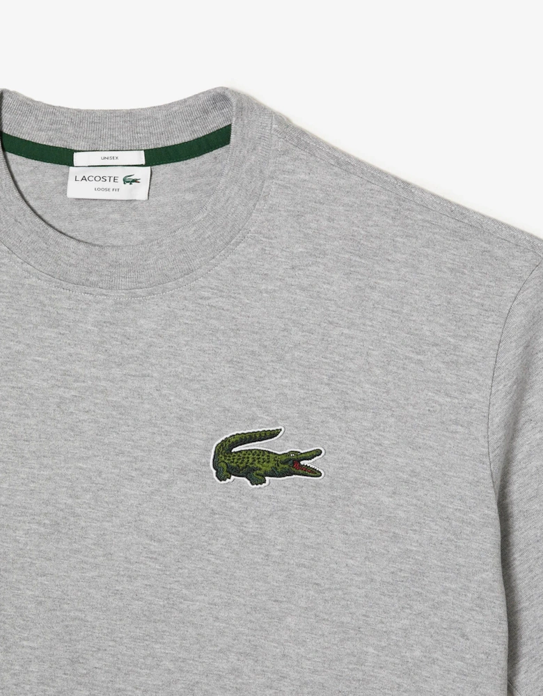 Loose Fit Large Crocodile Organic T-Shirt
