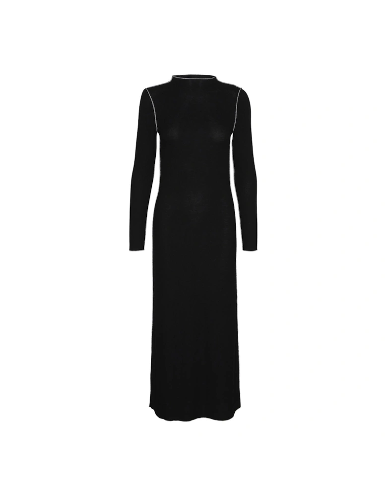 Snipa Long Sleeve Dress - Black