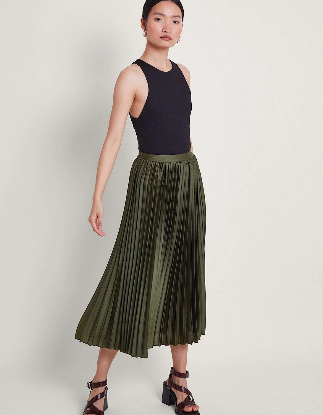 Evelyn Pleated Skirt, 2 of 1