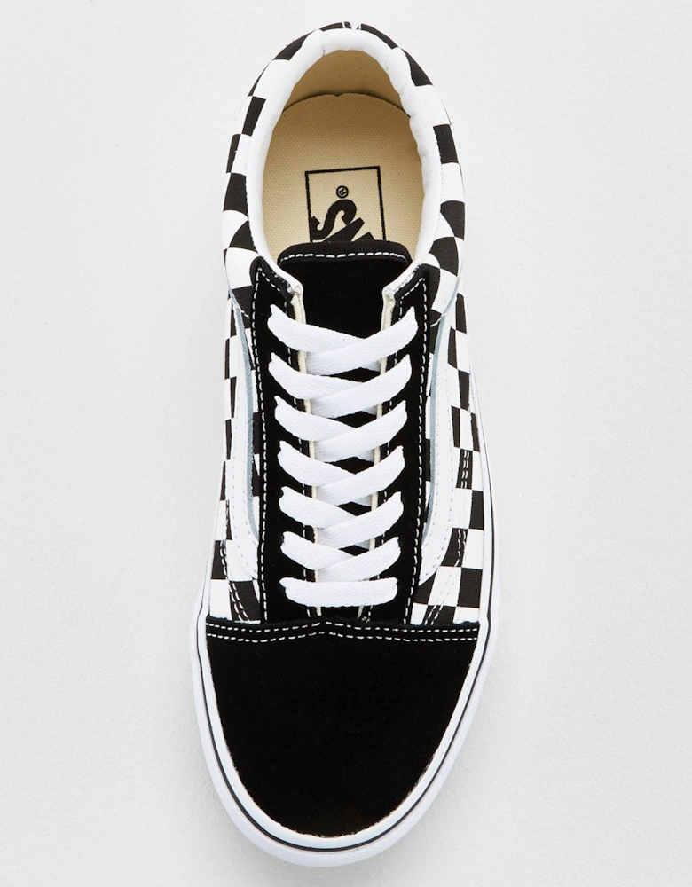 Womens Old Skool Platform Trainers - Black/White