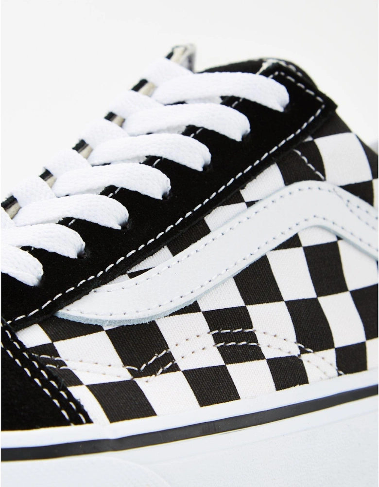 Womens Old Skool Platform Trainers - Black/White