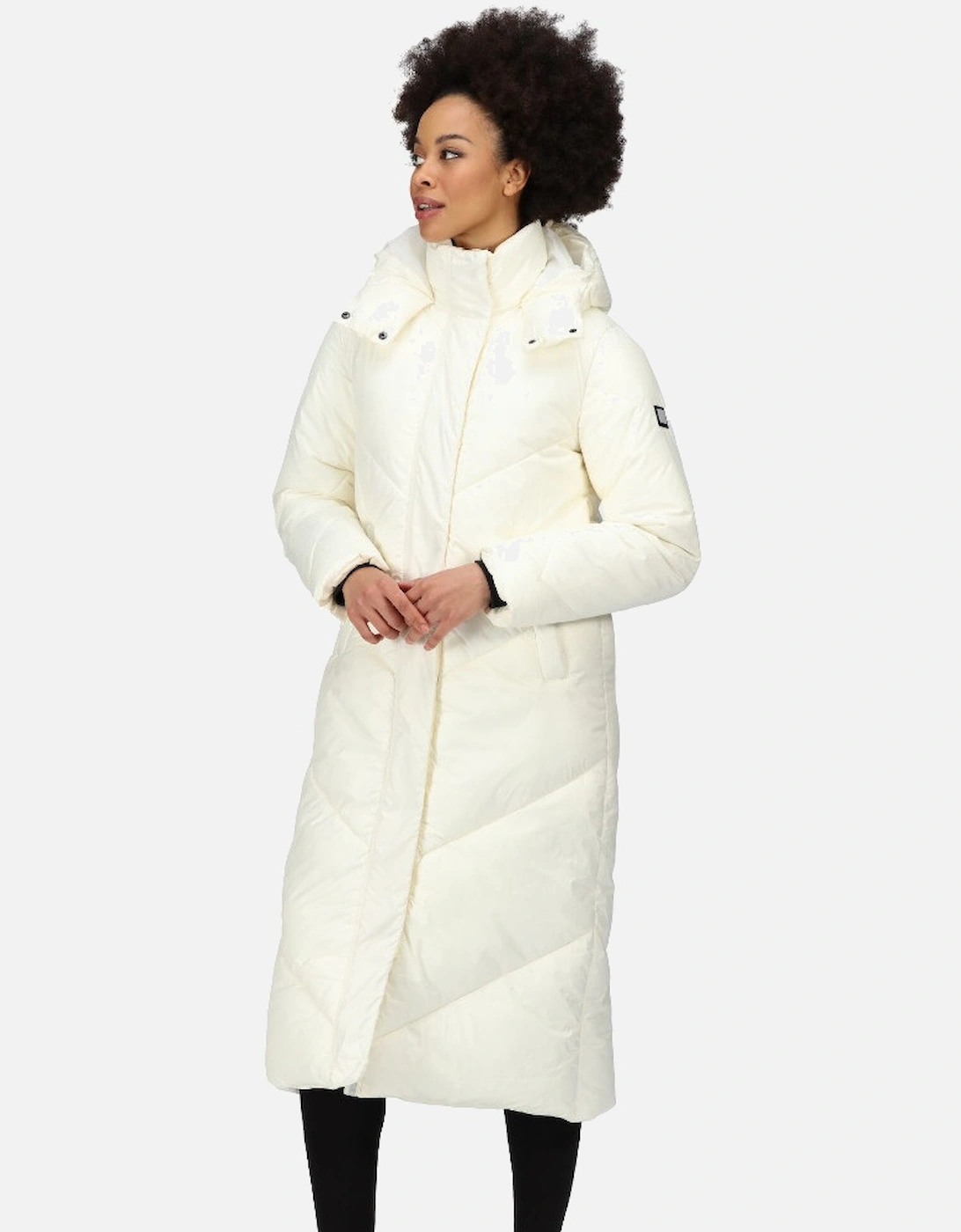 Womens Longley Long Length Padded Insulated Coat, 5 of 4