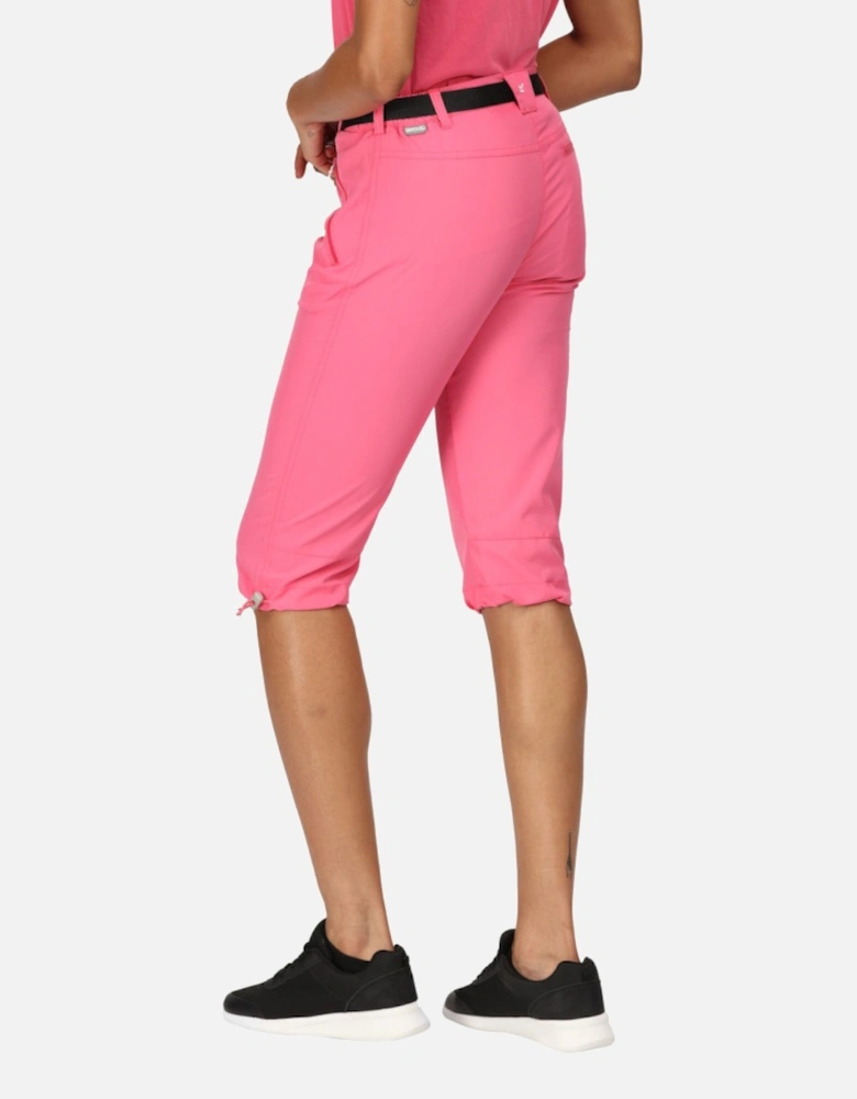 Womens Xert Capri Lightweight Mid Length Shorts