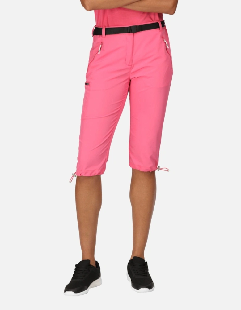 Womens Xert Capri Lightweight Mid Length Shorts