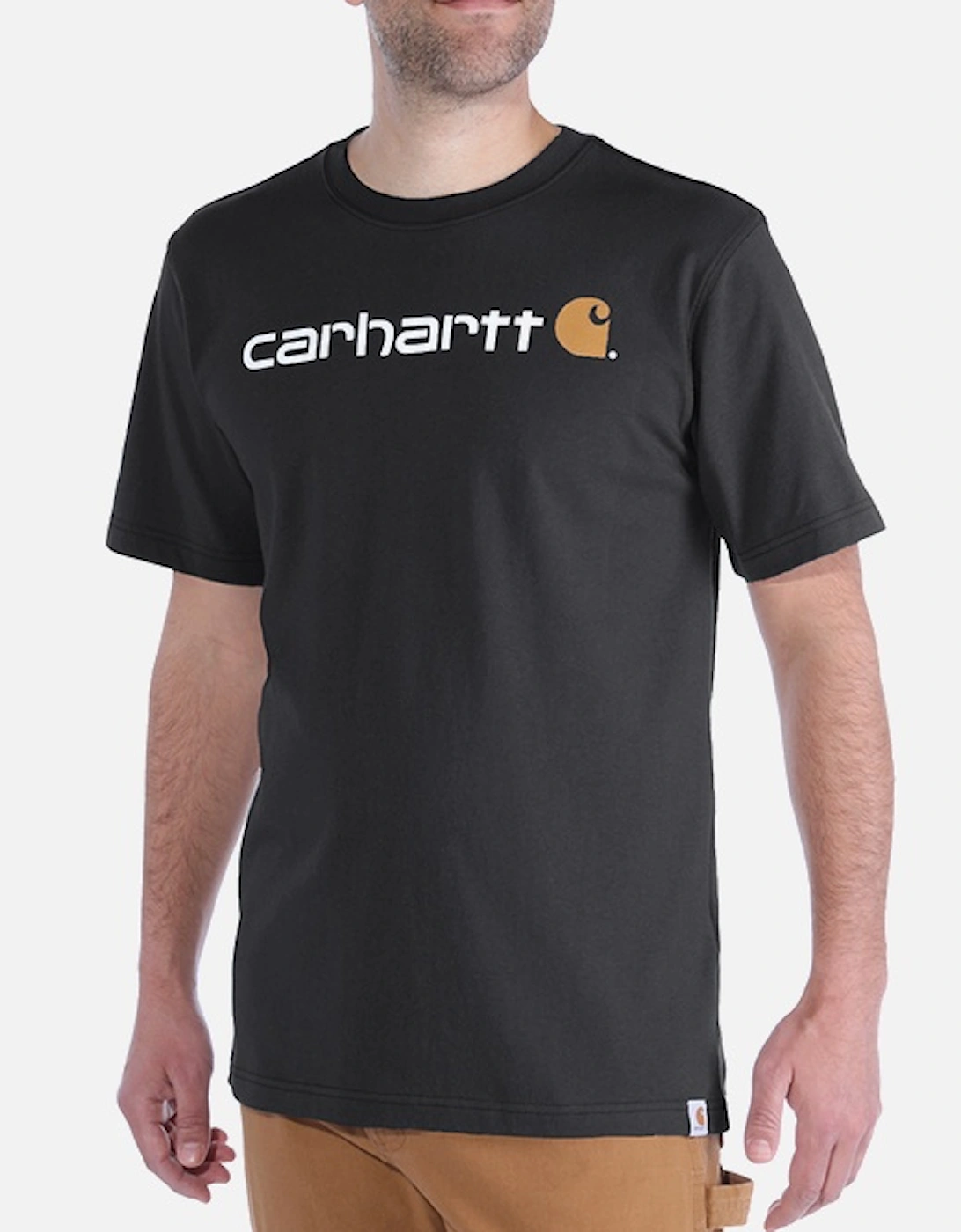 Carhartt Core Logo T-Shirt Black