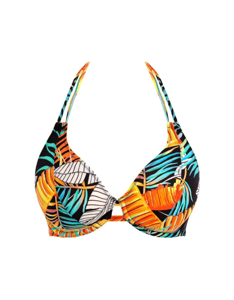 Samba Nights Underwired Halter Bikini Top - Multi