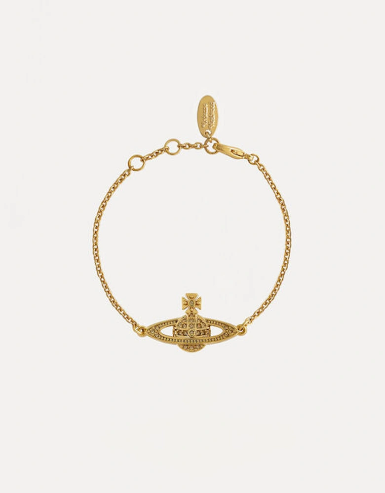 Mini bas relief chain bracelet - Gold