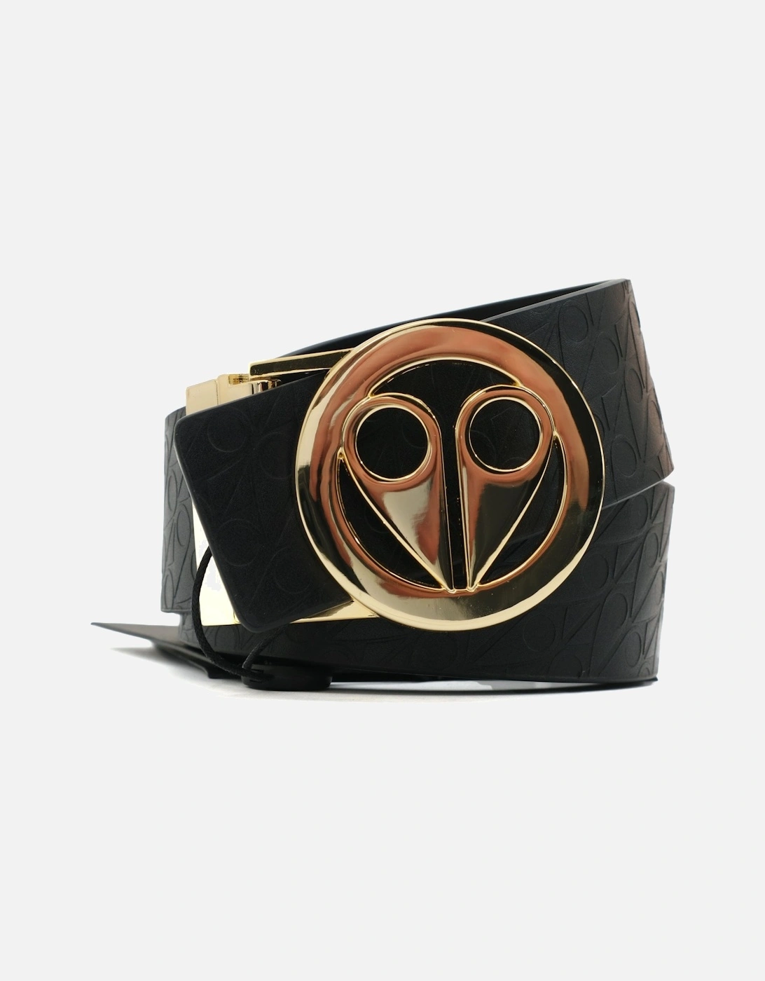 Circlular Logo Black Gold Belt, 2 of 1