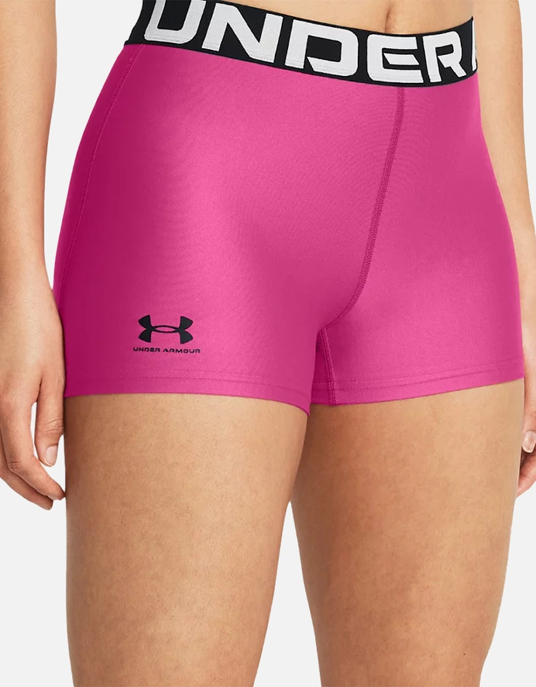 Womens Heat Gear Shorts (Dark Pink)